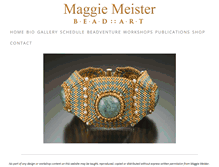 Tablet Screenshot of maggiemeister.com